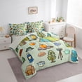 thumbnail image 2 of Erosebridal Happy Camping Tent Bedding Comforter Set 7 Pieces For Kids Teens,Boys Girls Adventure Theme Tent Full Bedding Set,Grey Reversible, 2 of 6