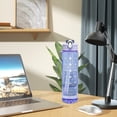 thumbnail image 6 of Tuvgenk Gym Plastic Water Bottles with Straw, Handle & Time Marker 25 Oz Water Bottle Flask Motivational Reusable Purple for Hiking Office Travel, 6 of 6