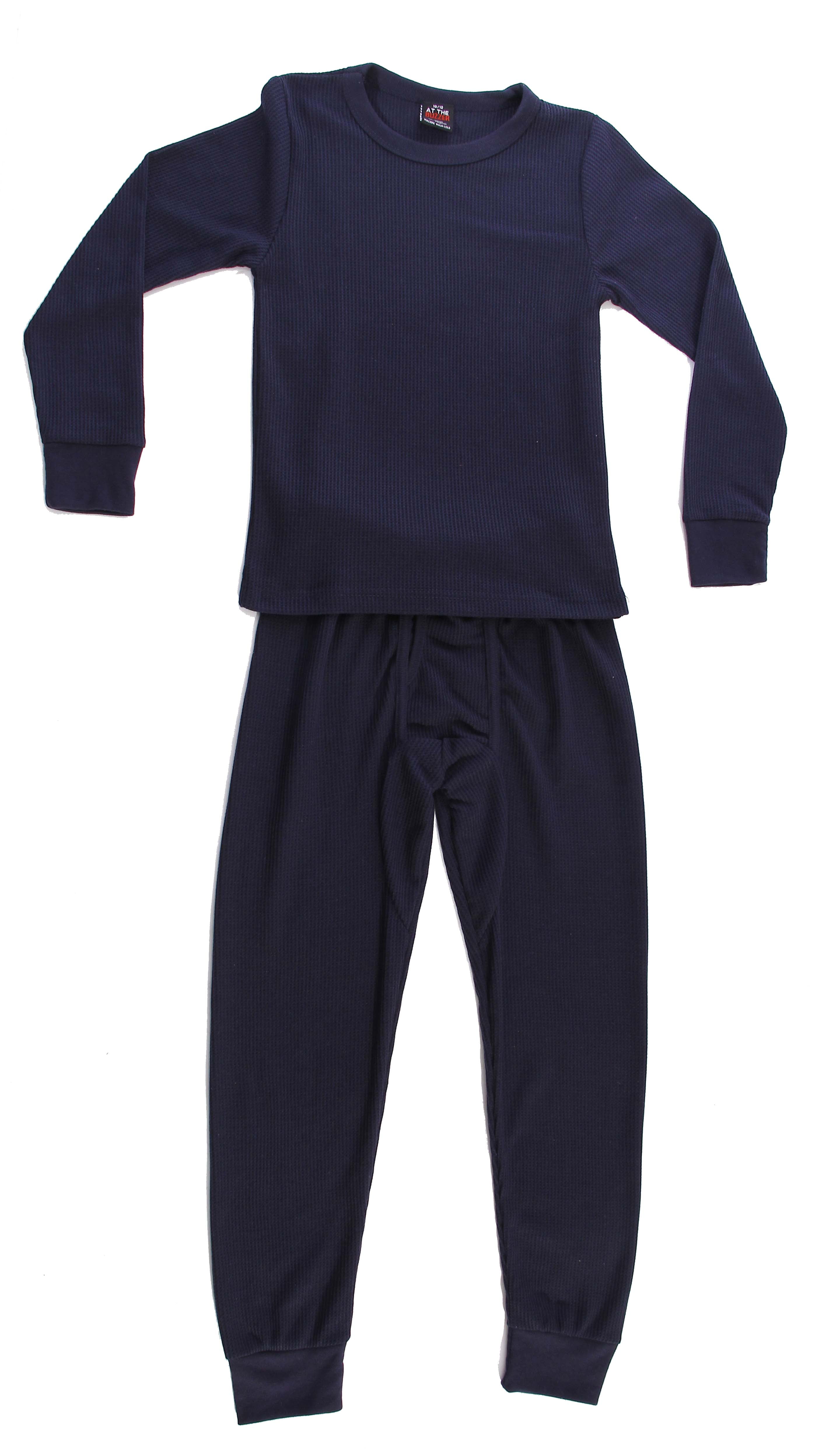 Thermal Underwear Set for Boys (5-6, Navy) - Walmart.com