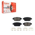 thumbnail image 1 of SIM Rear Semi-Metallic Disc Brake Pads SIM-1103 for Car Honda Ridgeline Acura TL, 1 of 8