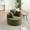 Green, variant on 43-inch round corduroy single sofa, comfortable lounge chair, comes with three pillows, minimalist design, perfect for bedrooms, lounges, game rooms, and living rooms
