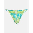 thumbnail image 5 of No Boundaries Smocked String Bikini Swim Bottoms, Women's XXS-XXL, 5 of 5