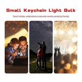 thumbnail image 3 of 100 Pcs Mini Flashlight Keychain Bulk Mini Keychain Led Small Flashlights for Kids Adults Hiking Cam, 3 of 5