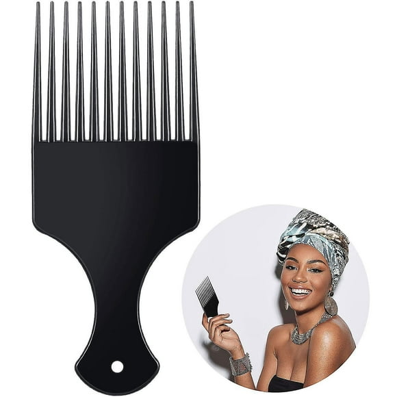 Afro Hair Comb Hair Pick Comb Plastic Afro Pick Hair Comb Straight Hair Pick Comb Plastic