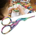 thumbnail image 4 of Embroidery Scissors, Crane Design Scissors Excellent  For Embroidery Needlework Sewing, Handwork, Paper-cutting, DIY Color,Tawny,Black,Golden,Silver, 4 of 8