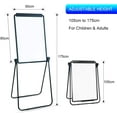 thumbnail image 4 of XIWODE Double-Sided U-Stand Magnetic Whiteboard , 36"x 24", Height Adjustable Flip Chart Easel U-Stand White Board for Preschool Home Classroom, 4 of 7