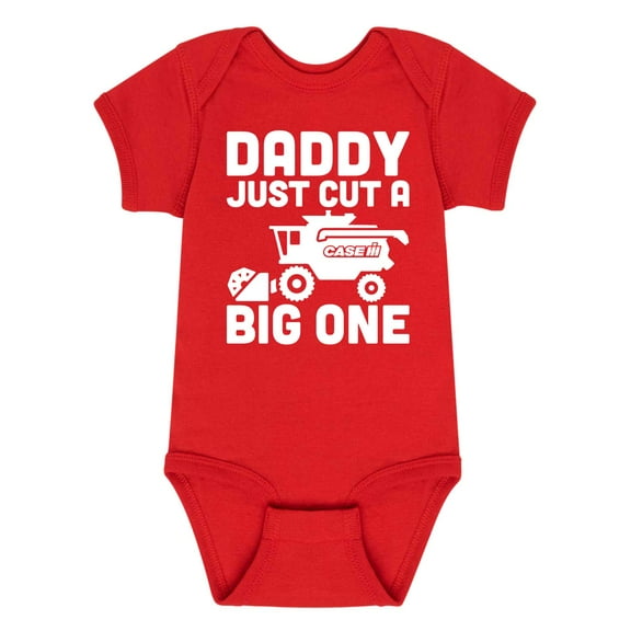 Case IH - Daddy Just Cut a Big One - Father's Day - Infant Baby One Piece