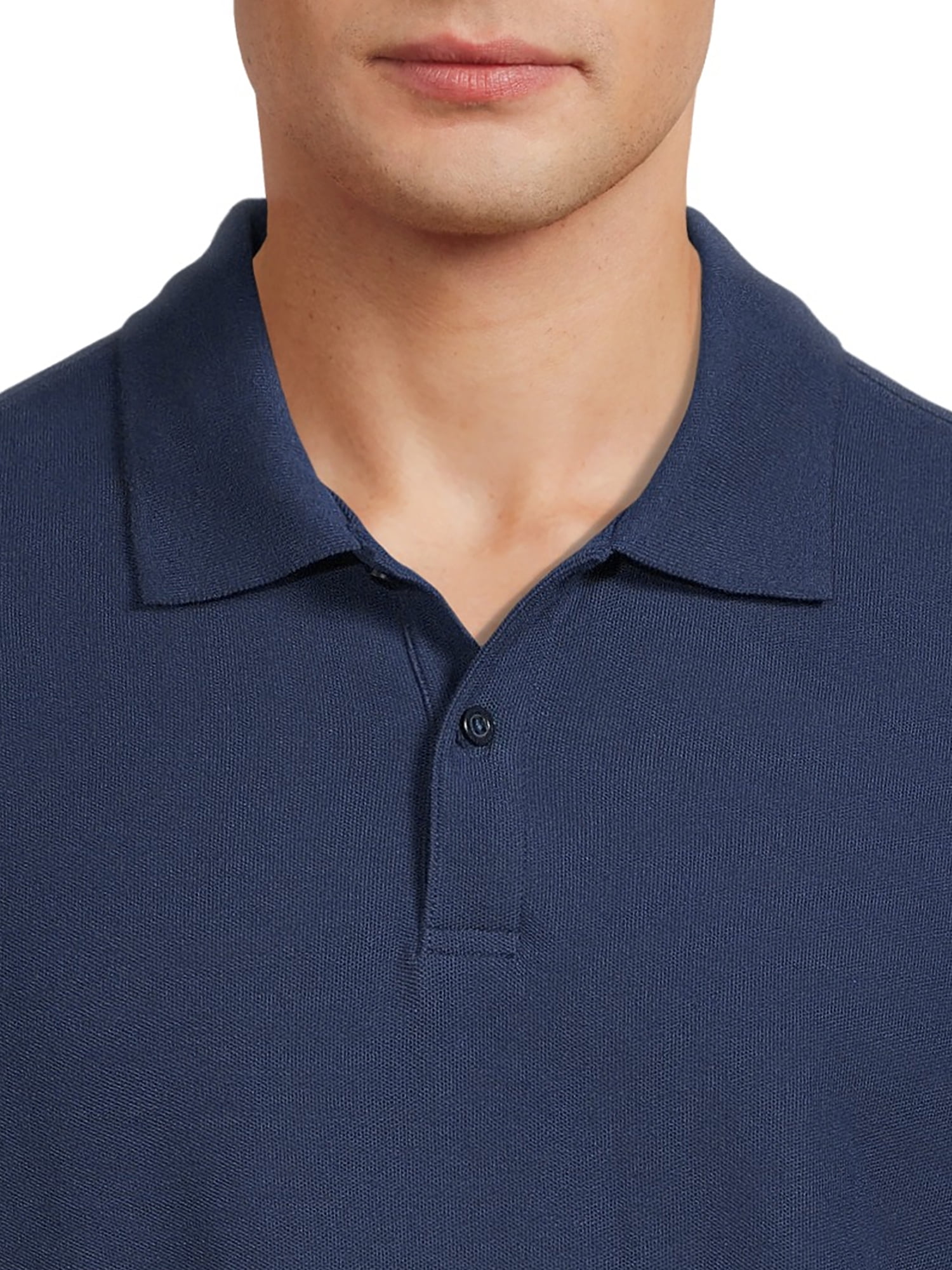 Wonder Nation Young Mens School Uniform Short Sleeve Pique Polo Shirt, Sizes S-XL