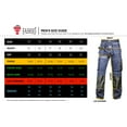 thumbnail image 2 of Men’s Work Cargo Pants – Lightweight Denim Utility Trousers with Pockets, Straight-Leg Fit for Welding & Outdoor Wear, 2 of 7