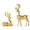 Gold, variant on 2Pcs Nordic Style Resin Deer Figurine Decor Origami Elk Accessories Indoor Sculpture Ornaments for Anniversary home and garden Gifts Coffee Shop ,