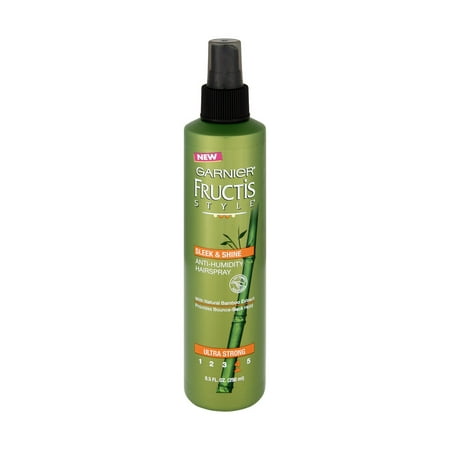 Garnier Fructis Style Sleek & Shine Anti-Humidity Ultra Strong Hairspray, 8.5 FL (Best Humidity Hairspray For Natural Hair)