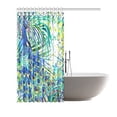 thumbnail image 2 of ARTJIA Peacock Shower Curtain Waterproof Fabric Bath Curtain 66x72 inches, 2 of 2