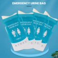 thumbnail image 3 of TNOBHG Sealing Zipper Urine Bag Disposable Urinal Bag 6/12/24 Pcs 750ml Leak-proof Eco-friendly Unisex Portable Camping Pee Bag Vomit Bag for Pregnant, 3 of 8