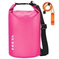 thumbnail image 1 of Bolsa impermeable HEETA de 10 litros, color rojo rosado con silbato, 1 of 8