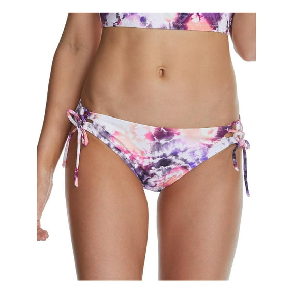 Raisins Juniors’ Torquay Printed Sweet Side-Tie Hipster Bikini Bottoms, X-Large, Multicolor