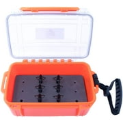 Proven Wild Waterproof Broadhead Case - Rugged Floating Box Holds 12 Large Broadheads.