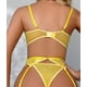 thumbnail image 5 of Gibobby Conjunto de lencería Lenceria Extreme Sexy Dessous New Luxury Sexs Color Negro Mujeres Sexy Liguero Lencería Sex Bra and Panty Sets Lenceria Bragas(Amarillo, CH), 5 of 5