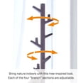 thumbnail image 5 of Yamazaki Home  Coat Rack, Steel, Holds 26.4 lbs - L 11.02 x W 11.02 x H  69.29 inches Brown, 5 of 7