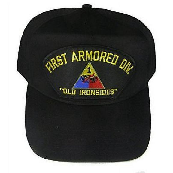 US ARMY 1ST FIRST ARMORED DIVISION AD HAT CAP OLD IRONSIDES VETERAN