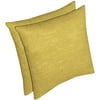 Cornell Textured Khaki Throw Pillows 2-pack