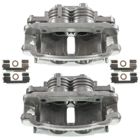 A-Premium Disc Brake Caliper Assembly with Bracket Compatible with Ford Mustang 1999-2002 Front Left and Right Side 2-PC Set