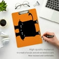 thumbnail image 4 of FMSHPON Happy Black Cat Clipboard Hardboard Wood Nursing Clip Board and Pull for Standard A4 Letter 13x9 inches, 4 of 7