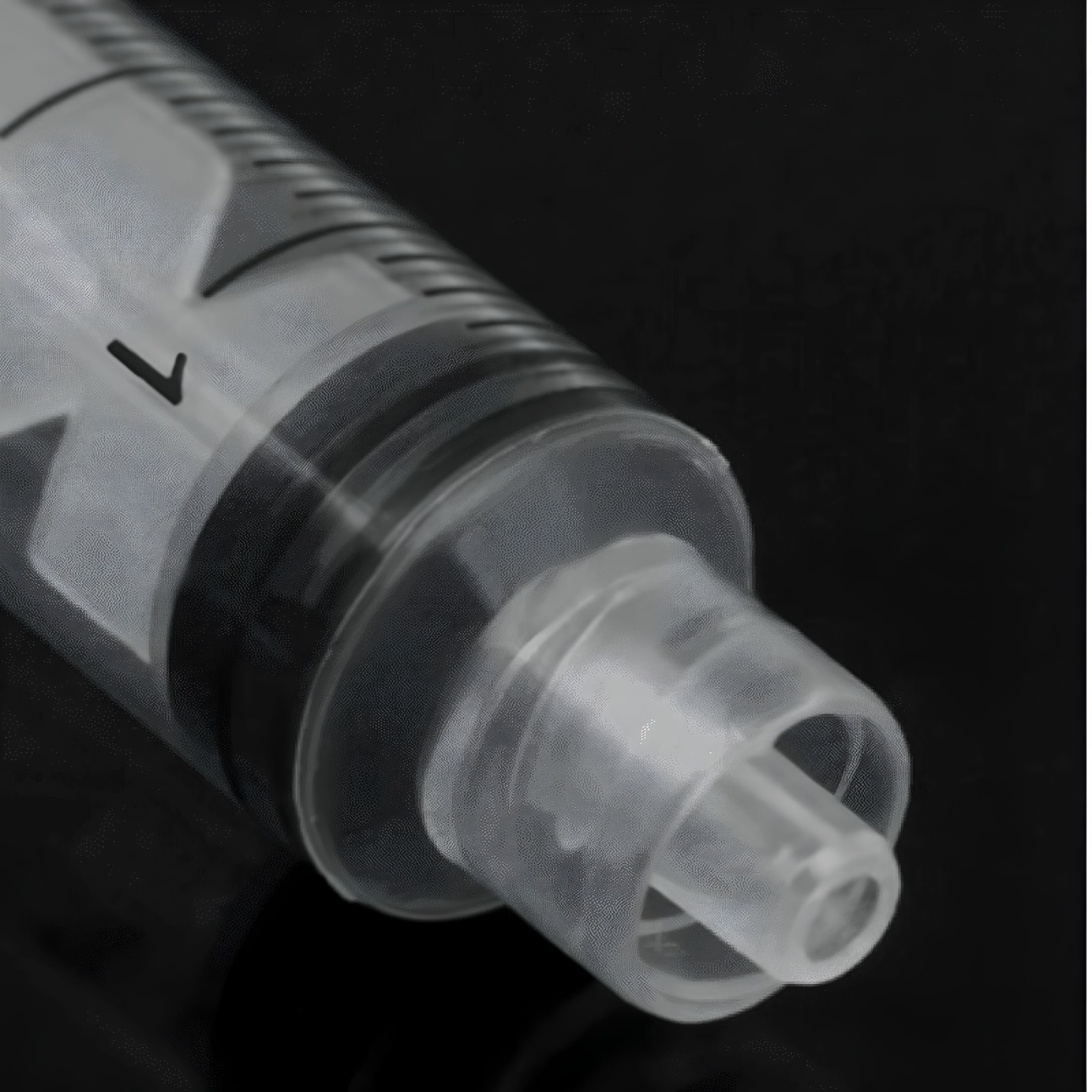 XIRQI 100x 10mL Syringes Luer Lock Screw Tip Liquid Plastic 10cc Sterile Feeder Clear