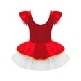 thumbnail image 4 of TTAO Girls Christmas Tutu Dress Halloween Circus Cosplay Fancy Dress Up Ballet Dance Leotard Xmas Red 6, 4 of 7
