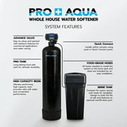 PRO+AQUA Whole House Water Softener High Demand Heavy Duty 80,000 Grain Capacity 1 Ports