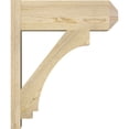 thumbnail image 3 of Ekena Millwork 8"W x 22"D x 26"H Imperial Rough Sawn Craftsman Outlooker, Douglas Fir, 3 of 4