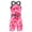 Pink Hearts, variant on vastwit Kids Girls One Piece Athletic Swimsuit Criss Cross Bathing Suit Summer Beach Sports Swimwear Black Stars 10