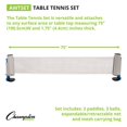 thumbnail image 4 of Champion Sports AWTSET Tennis de Table Partout, Blanc et Noir, 4 of 6