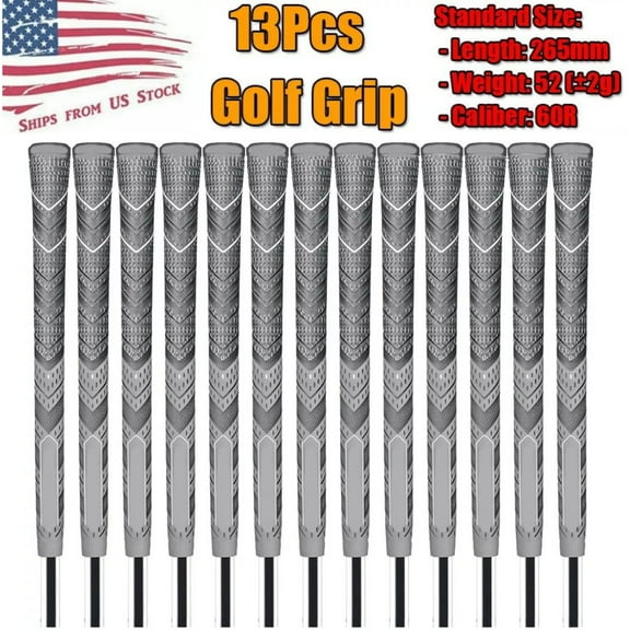 13PCS Golf Club Grip Golf Girp MCC PLUS 4 Rubber Anti-slip Standard Size Grip