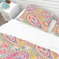 thumbnail image 4 of Designart 'Pattern Based on Paisley' Vintage Duvet Cover Set, 4 of 4