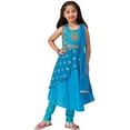 thumbnail image 3 of Ashwini Girls Salwar Suit With Neck Embroidery Work | Readymade Indian Kids Ethnic Salwar Suit, 3 of 3