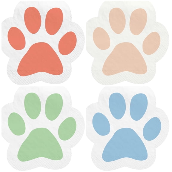 Pawsome Party Shaped Small Napkins (16ct)