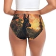 thumbnail image 3 of Womens Underwear Sunset Meditating Doberman Cuteness No Show Seamless Underwear for Women, Soft Stretch Women's Panties, Hipster Ladies Panties Bikini Underwear Briefs, 3 of 6