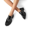 thumbnail image 5 of BURUDANI Womens Penny Loafers Platform Chunky Loafers for Women Dressy and Work, 5 of 7