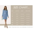 thumbnail image 2 of JWD Dresses for Women Casual Long Sleeve Dress Fall Cozy Travel Airport Outfits Haze Blue XL, 2 of 9