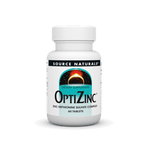 Source Naturals OptiZinc Zinc Methionine Sulfate Complex 60 Tablets