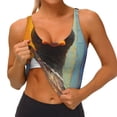 thumbnail image 3 of Pofeuu Colorful Painted Duck Print Sports Bra for Women Sexy Vest Yoga Running Gym Fitness Crop Bras Tops-Medium, 3 of 8