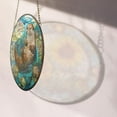 thumbnail image 4 of Swimming Otter Stained Glass Suncatcher, Otter and Flowers Window Hanging, Ocean Animal Lover Home Decoration, Indoor Decor, Stained Glass Ornament 2025, Holiday Decoration,, 4 of 6