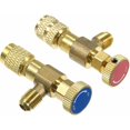 thumbnail image 3 of valve de Charge de Réfrigérant au Cuivre R12 R410, pour Climatisation, avec valve de Sécurité pour Liquide et Contrôle de Flux., 3 of 5