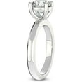thumbnail image 3 of 14K White Gold Cushion Cut Lab Grown Diamond Solitaire Engagement Ring – IGI Certified – Gift for Women, Wedding or Birthday (3 Carat TW E-F Color VVS-VS Clarity) (Ring Size: 7.5), 3 of 6