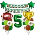 thumbnail image 1 of Set de globos con temática de fútbol para fiesta de quinto cumpleaños, 23 unidades, 1 of 1