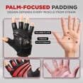 thumbnail image 5 of WYOX Weight Lifting Gloves Black S, Gym Workout Gloves for Men & Women, Padded Grip, Fitness Accessories, 5 of 10
