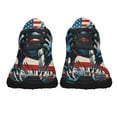 thumbnail image 5 of Patriotic Horse American flag Shoes Sneakers Black Size 6, 5 of 7