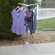 thumbnail image 3 of Household Essentials Simple Indoor Tripod Clothes Drying Rack with Carrying Handle for Laundry | Grey, Small,, 3 of 8