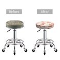 thumbnail image 3 of Shrimp No.9032 Round Bar Stool Seat Covers, Elastic Round Chair Cover Stool Seat Slipcover Bar Stool Cushions Round Pad for 12-14 inch, 3 of 5