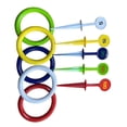 thumbnail image 2 of Juego de lanzamiento de anillos para niños, juego de lanzamiento de anillos y estacas, juguete educativo interactivo de aprendizaje, rompecabezas para, 2 of 8